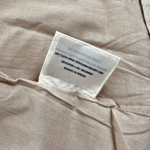 EDME & ESYLLTE x ANTHROPOLOGIE | NWT Linen Gilded Lily Skirt Beige Metallic | 14 - Picture 9 of 9